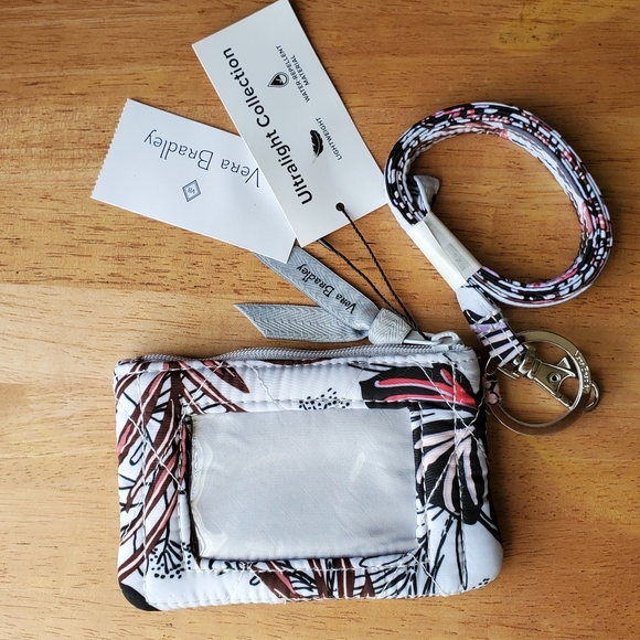 Vera Bradley Bags Vera Bradley Ultralight Zip Id Case Lanyard Sun